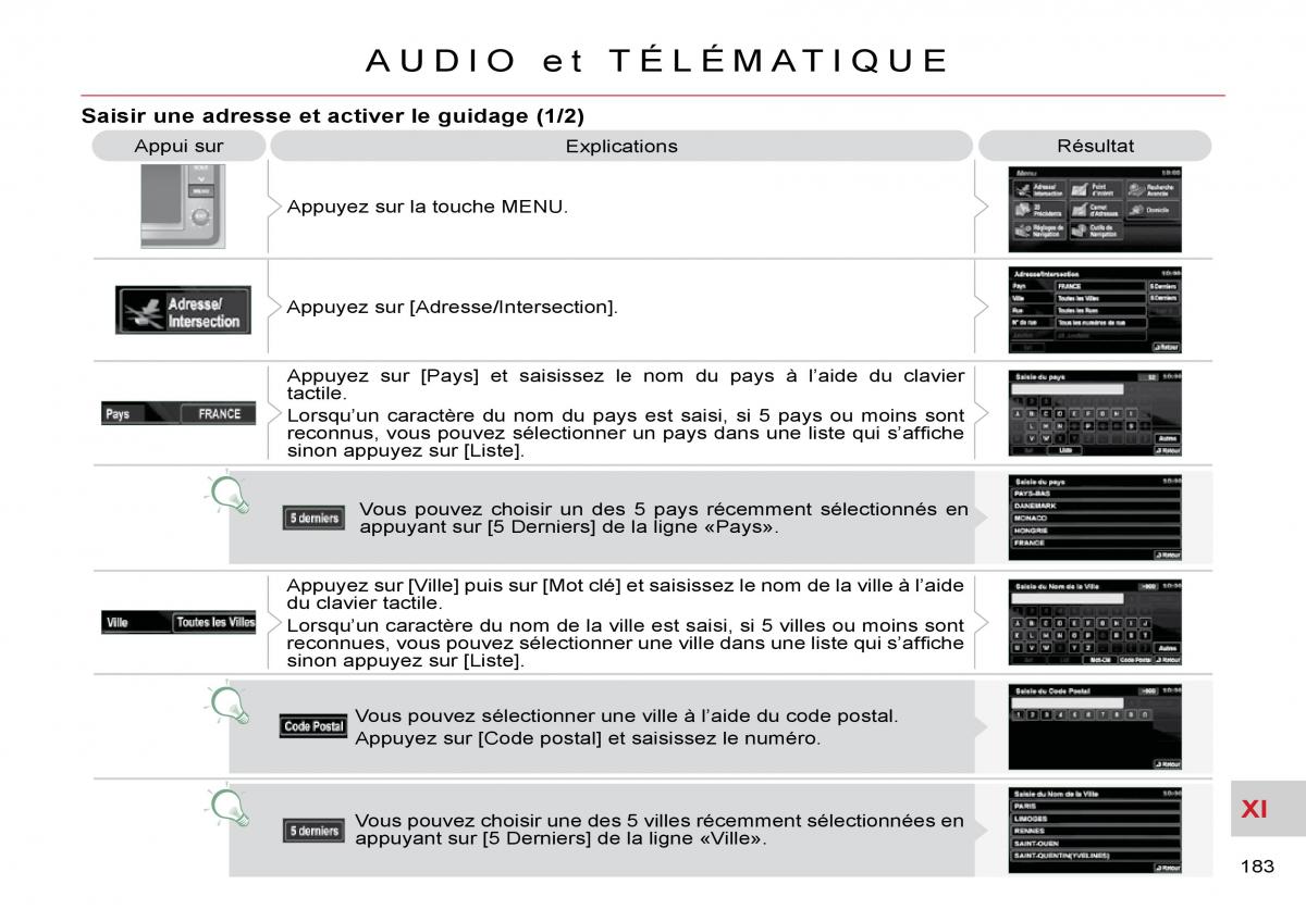 Citroen C Crosser manuel du proprietaire / page 188