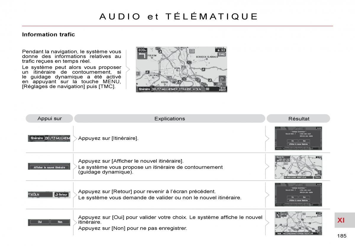 Citroen C Crosser manuel du proprietaire / page 190