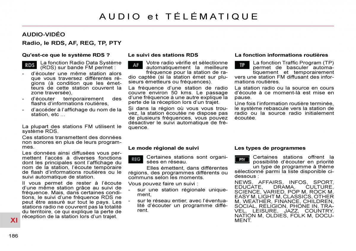 Citroen C Crosser manuel du proprietaire / page 191