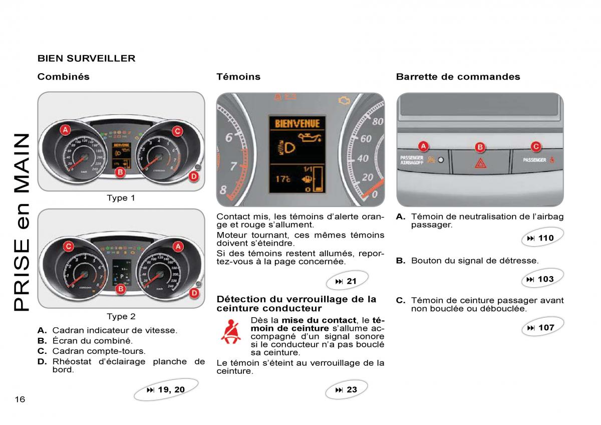 Citroen C Crosser manuel du proprietaire / page 21