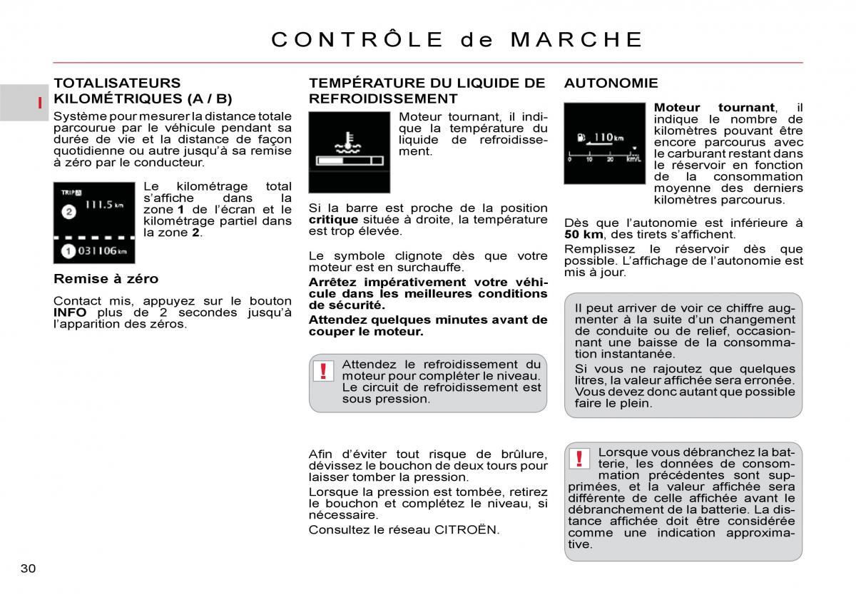 Citroen C Crosser manuel du proprietaire / page 35