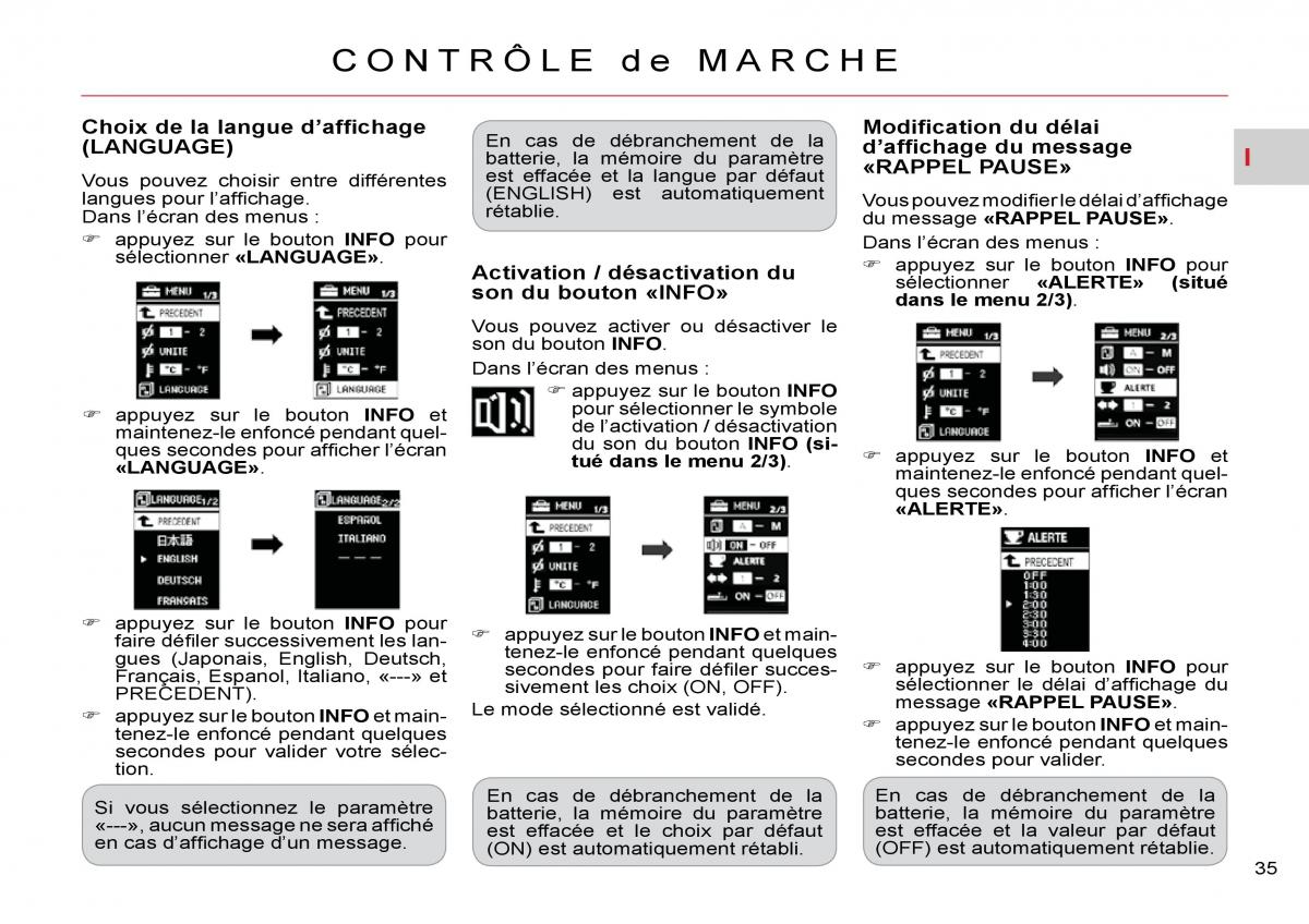 Citroen C Crosser manuel du proprietaire / page 40