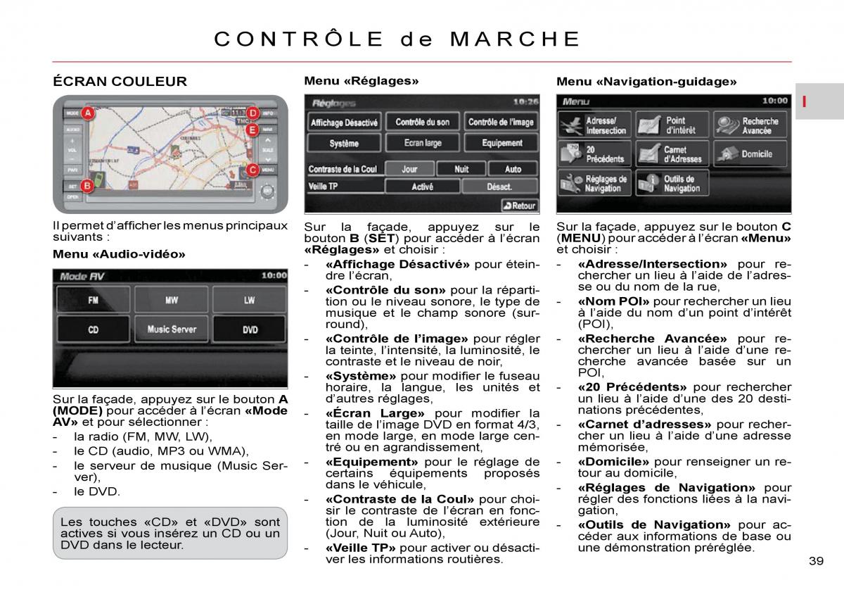 Citroen C Crosser manuel du proprietaire / page 44