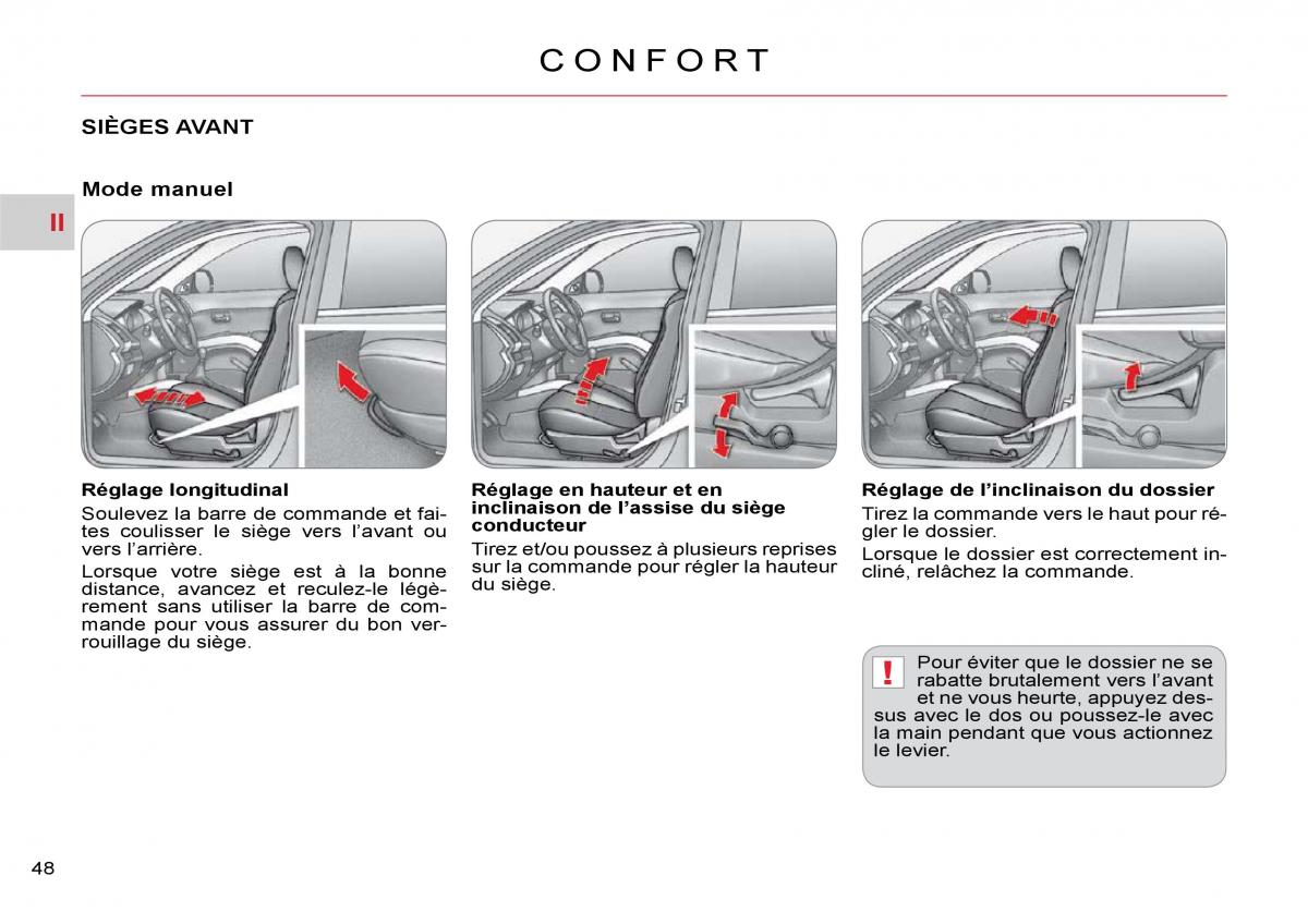 Citroen C Crosser manuel du proprietaire / page 53