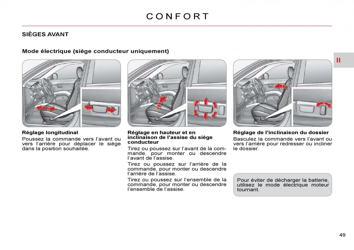 Citroen C Crosser manuel du proprietaire / page 54