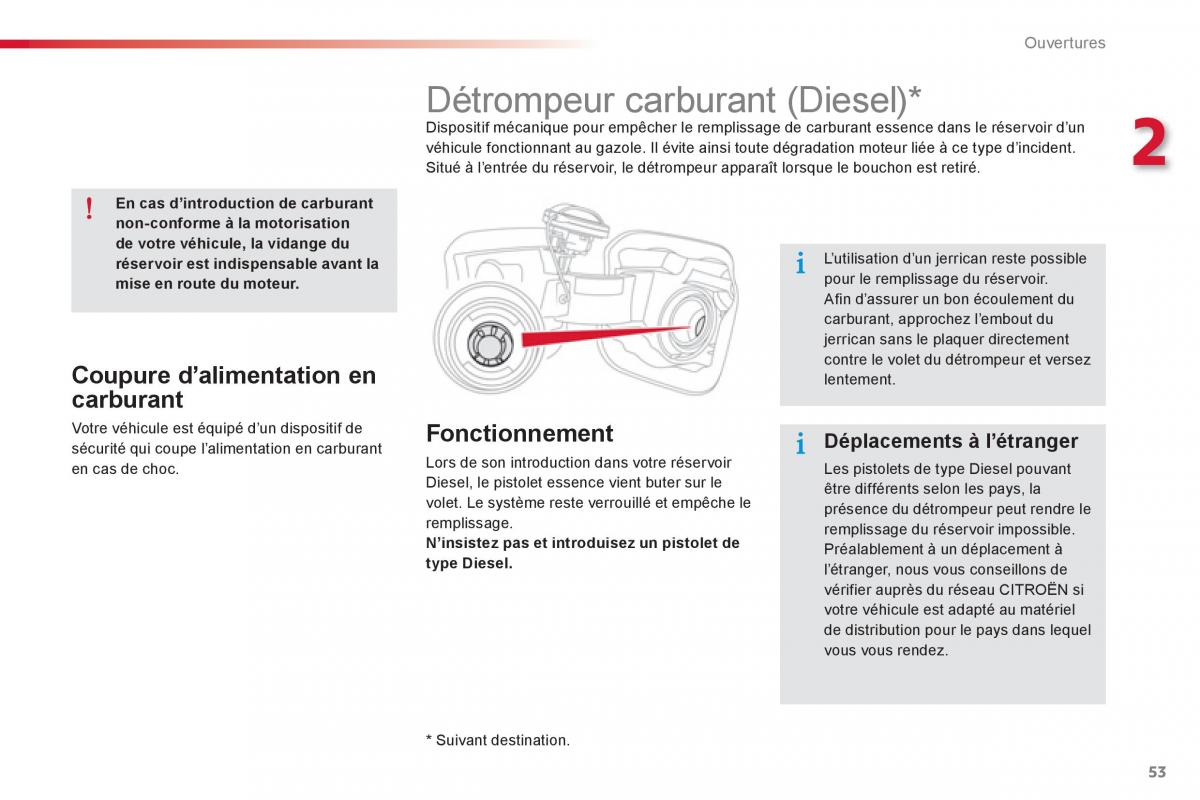 Citroen C Elysee manuel du proprietaire / page 55