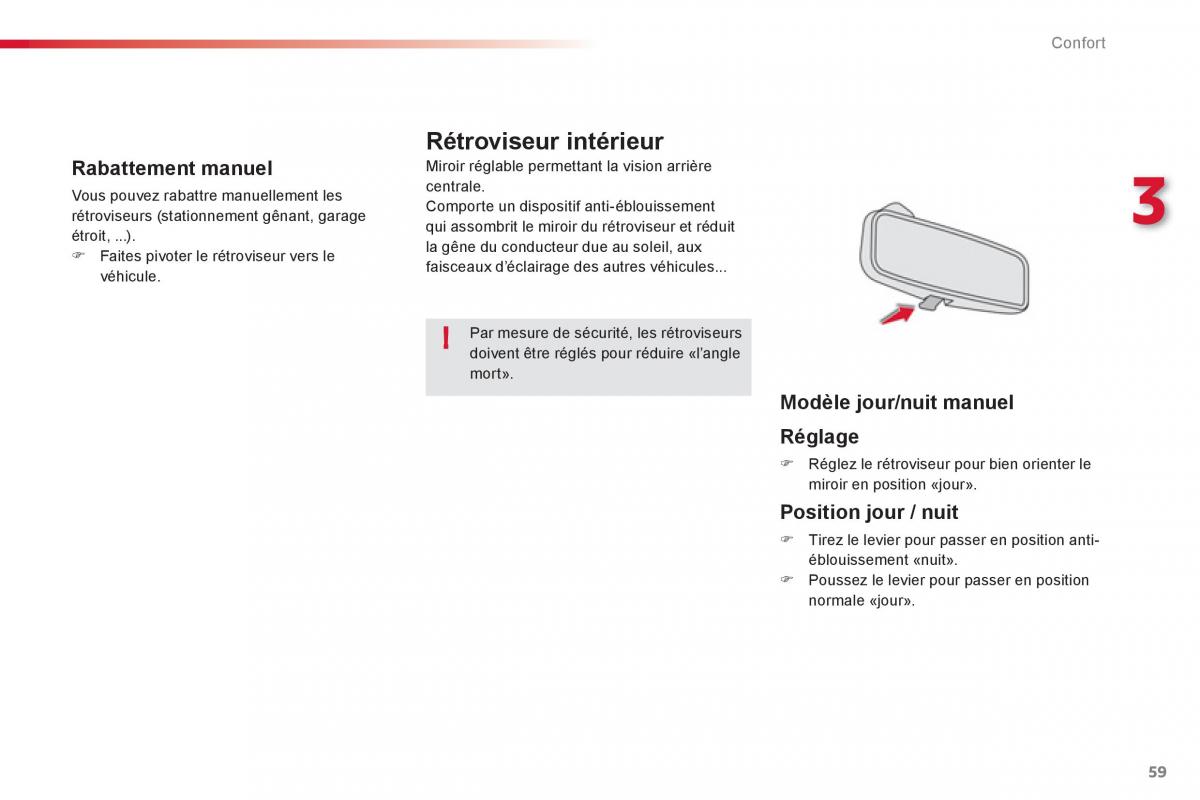 Citroen C Elysee manuel du proprietaire / page 61