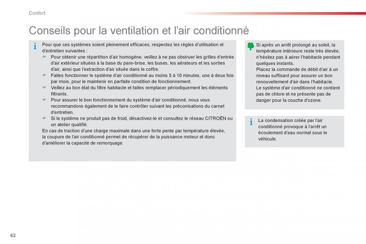 Citroen C Elysee manuel du proprietaire / page 64