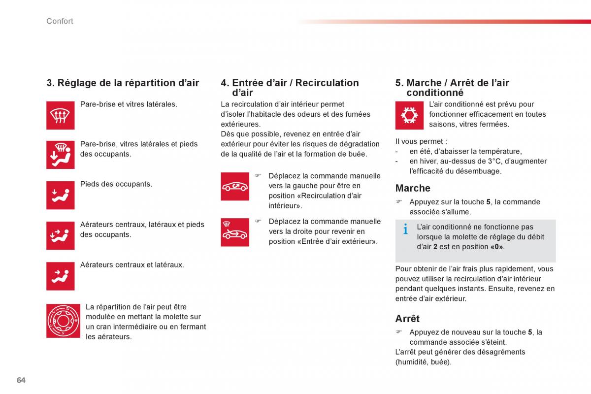 Citroen C Elysee manuel du proprietaire / page 66