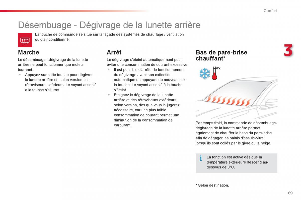 Citroen C Elysee manuel du proprietaire / page 71