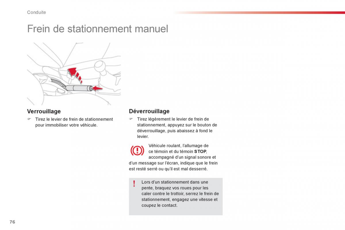 Citroen C Elysee manuel du proprietaire / page 78