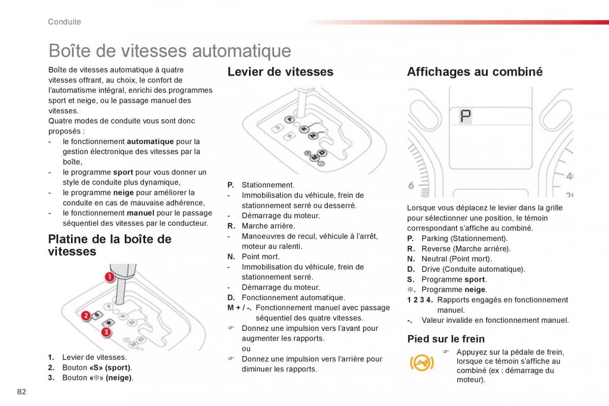 Citroen C Elysee manuel du proprietaire / page 84