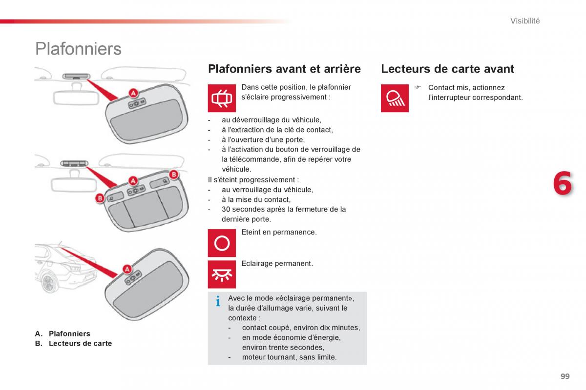 Citroen C Elysee manuel du proprietaire / page 101