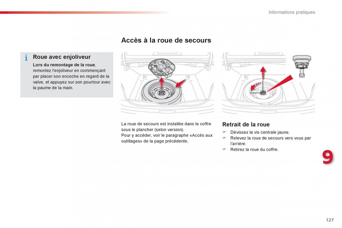 Citroen C Elysee manuel du proprietaire / page 129