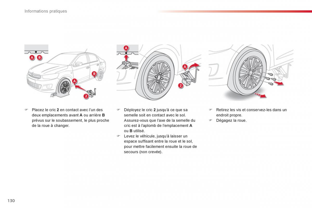 Citroen C Elysee manuel du proprietaire / page 132