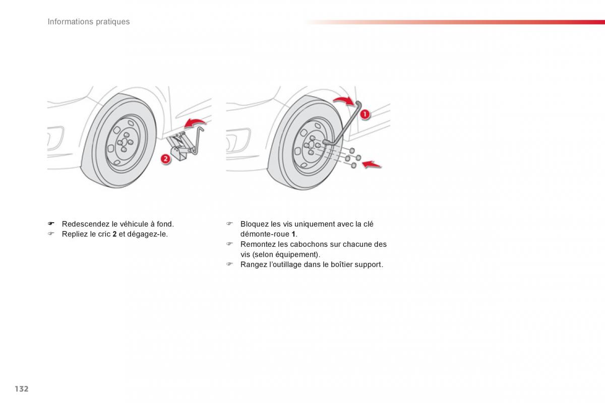 Citroen C Elysee manuel du proprietaire / page 134