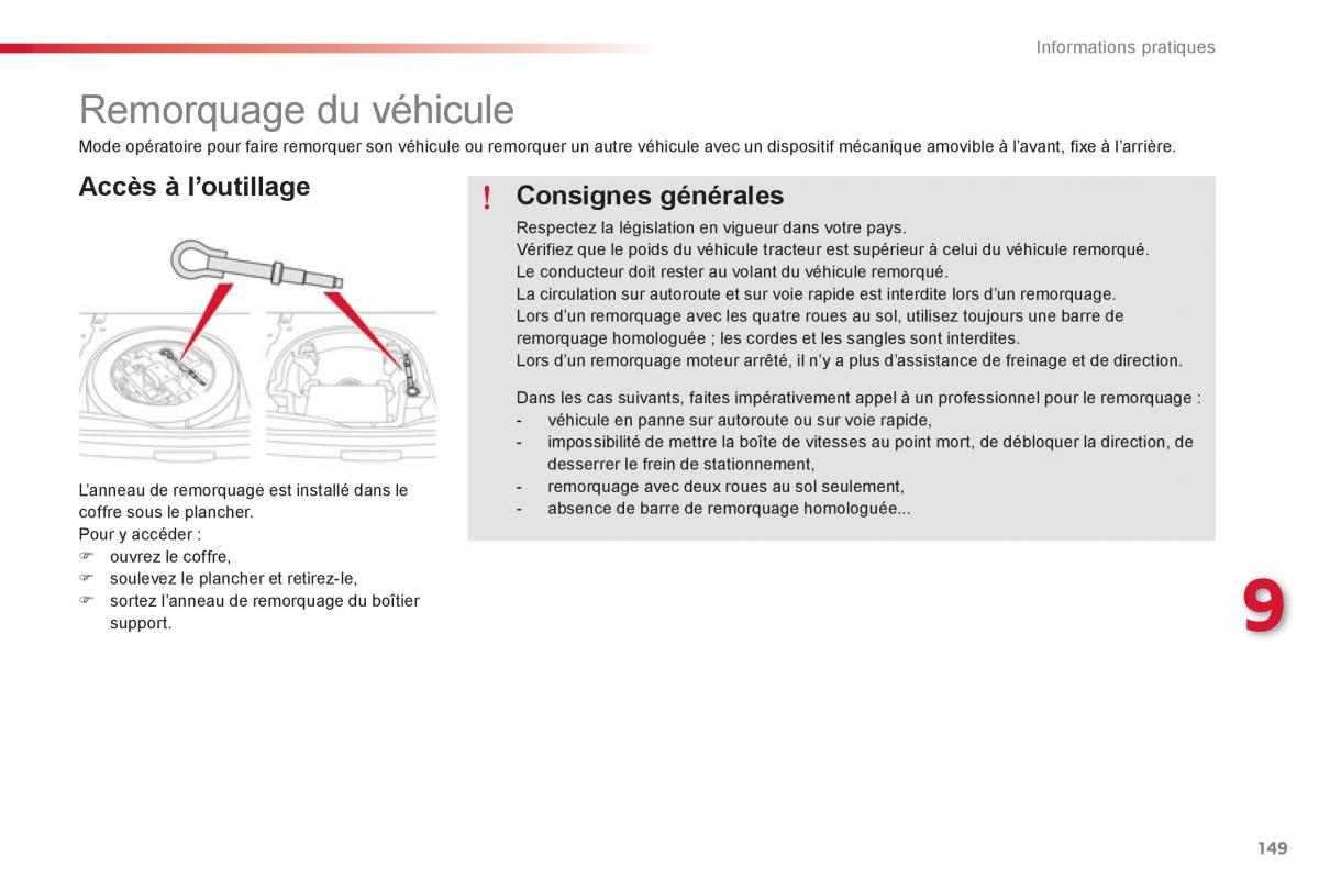 Citroen C Elysee manuel du proprietaire / page 151