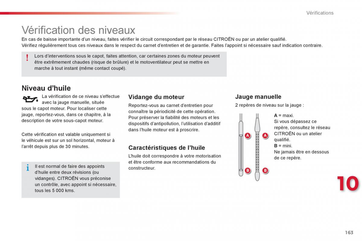 Citroen C Elysee manuel du proprietaire / page 165