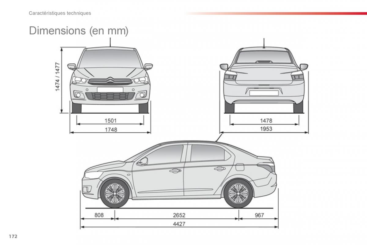 Citroen C Elysee manuel du proprietaire / page 174