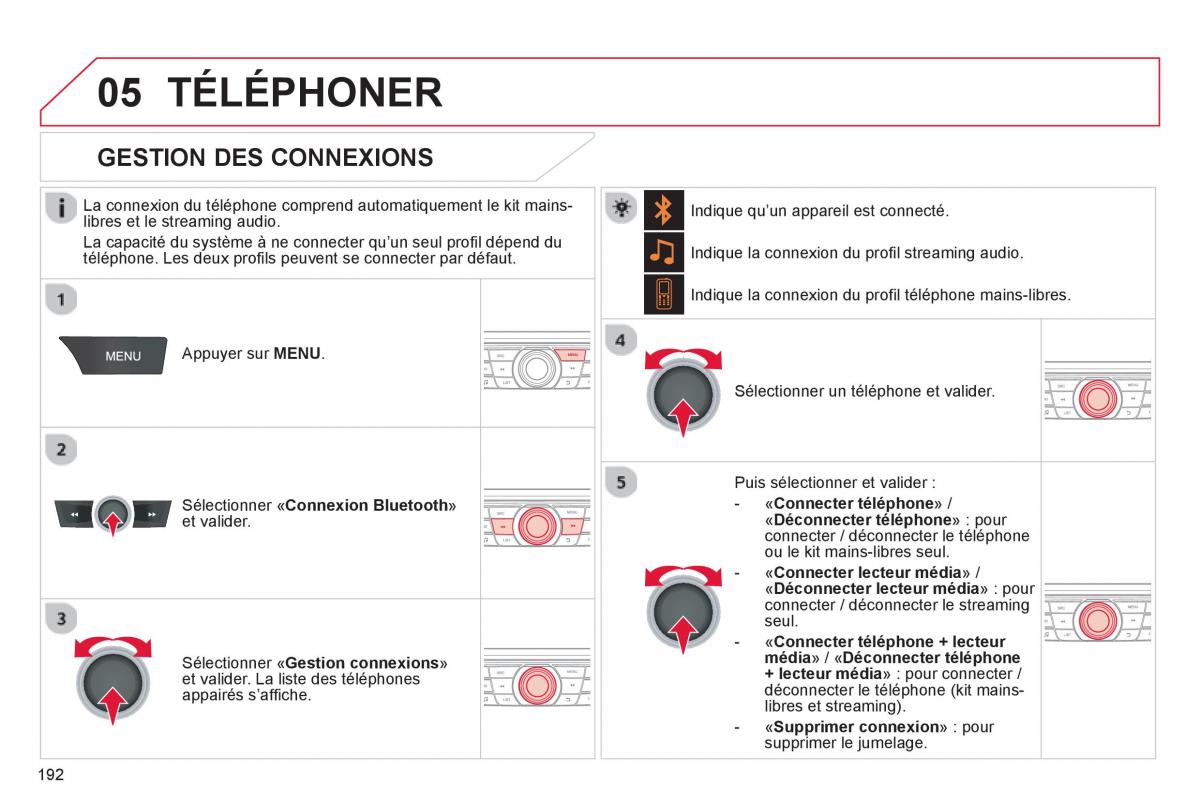 Citroen C Elysee manuel du proprietaire / page 194