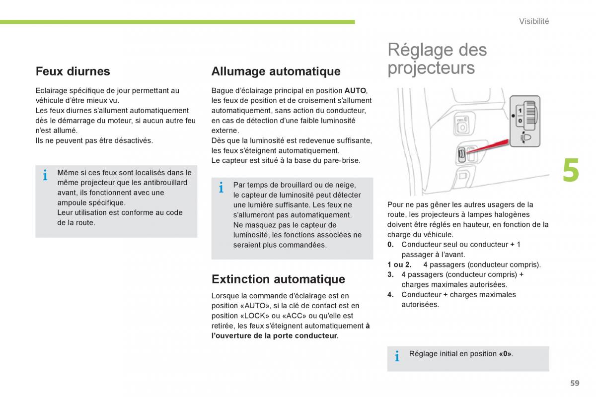 Citroen C Zero manuel du proprietaire / page 61