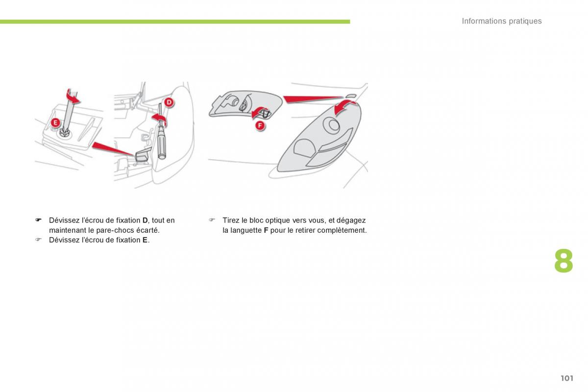 Citroen C Zero manuel du proprietaire / page 103