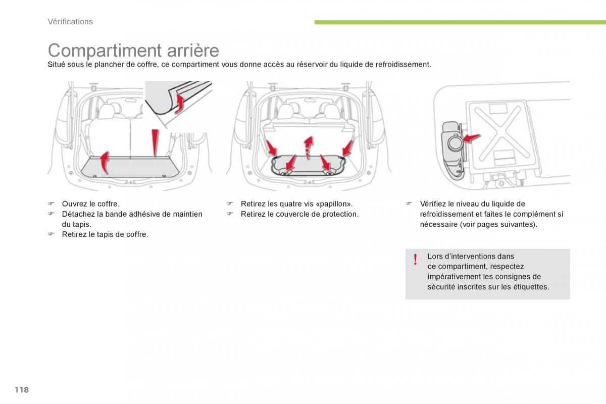 Citroen C Zero manuel du proprietaire / page 120