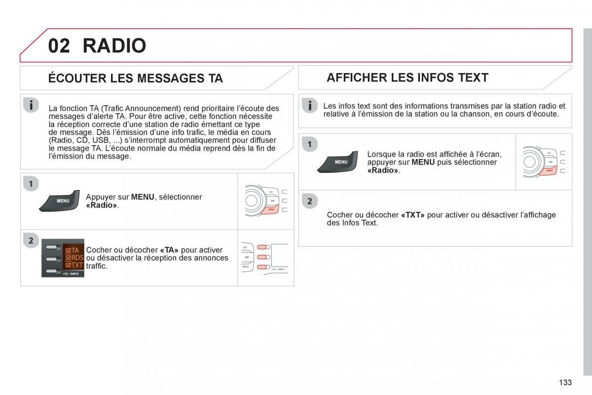 Citroen C Zero manuel du proprietaire / page 135