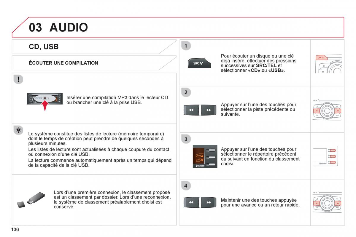 Citroen C Zero manuel du proprietaire / page 138