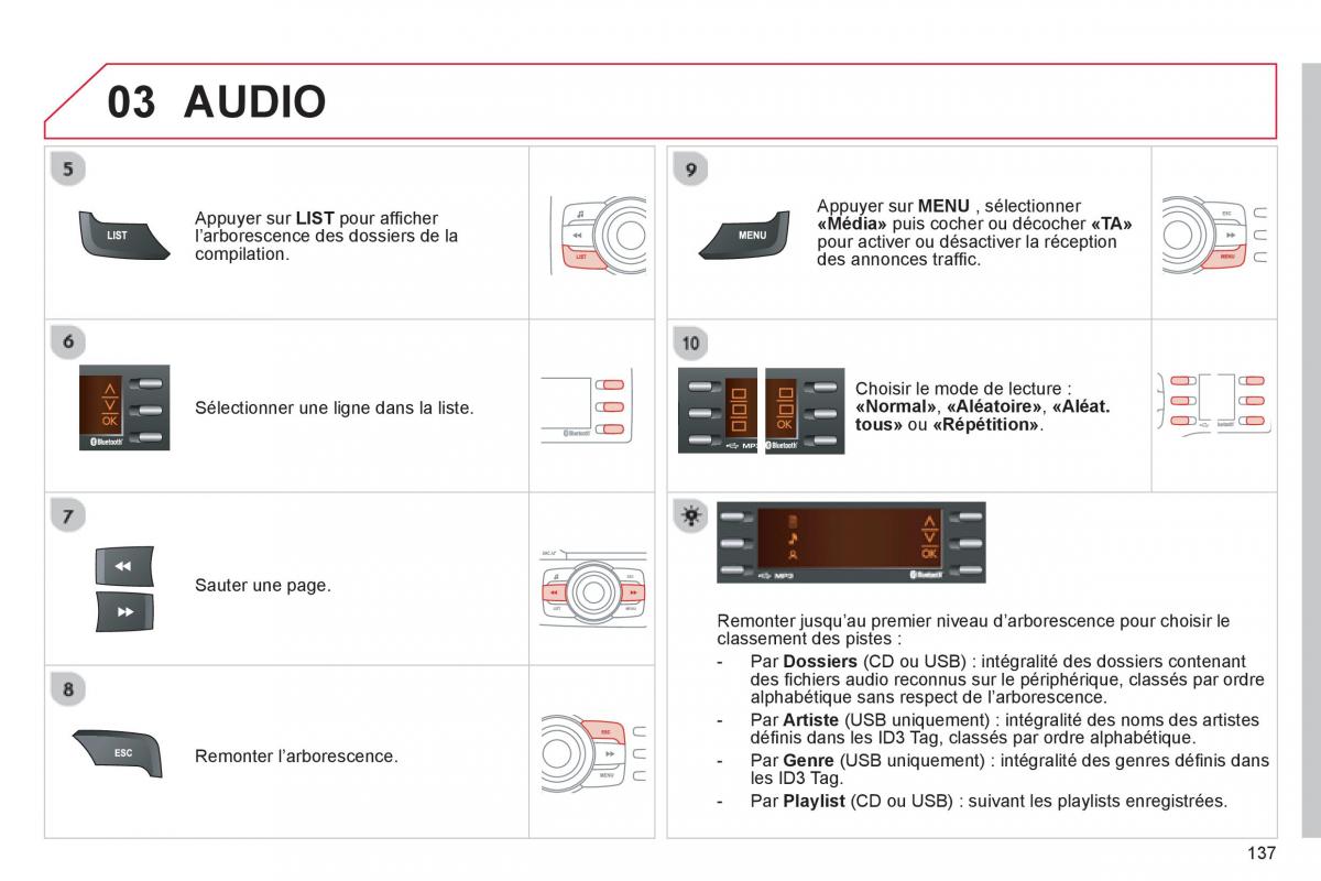 Citroen C Zero manuel du proprietaire / page 139