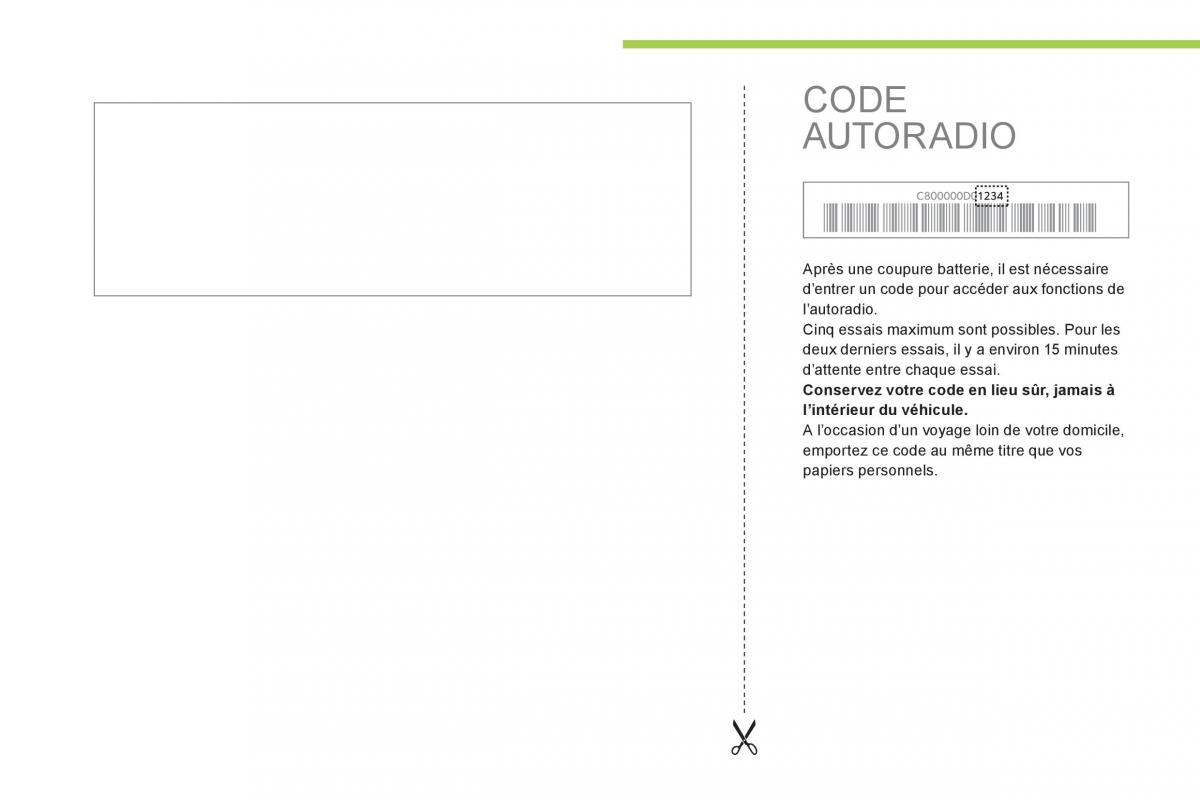 Citroen C Zero manuel du proprietaire / page 166