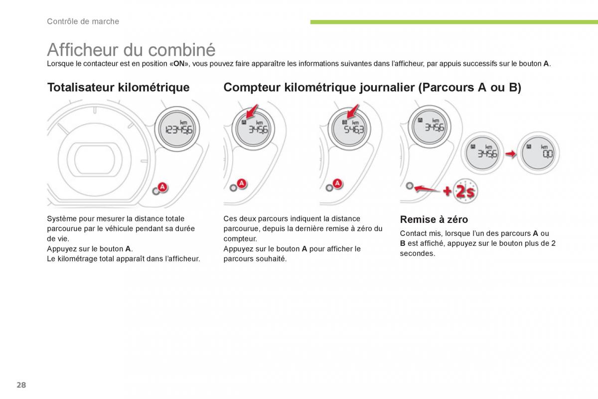 Citroen C Zero manuel du proprietaire / page 30