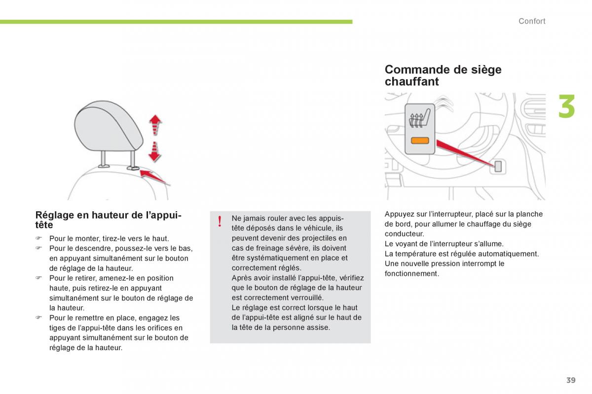 Citroen C Zero manuel du proprietaire / page 41