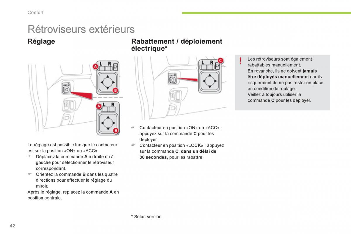 Citroen C Zero manuel du proprietaire / page 44