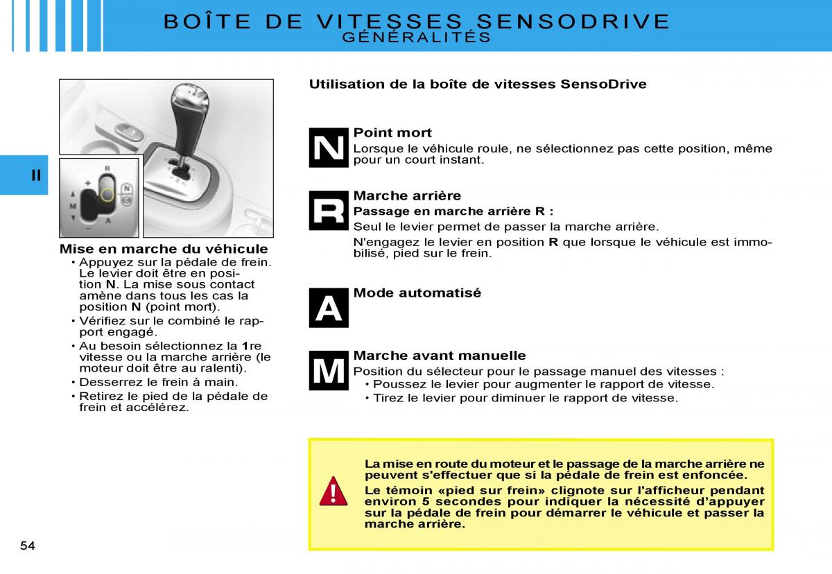 Citroen C2 manuel du proprietaire / page 56