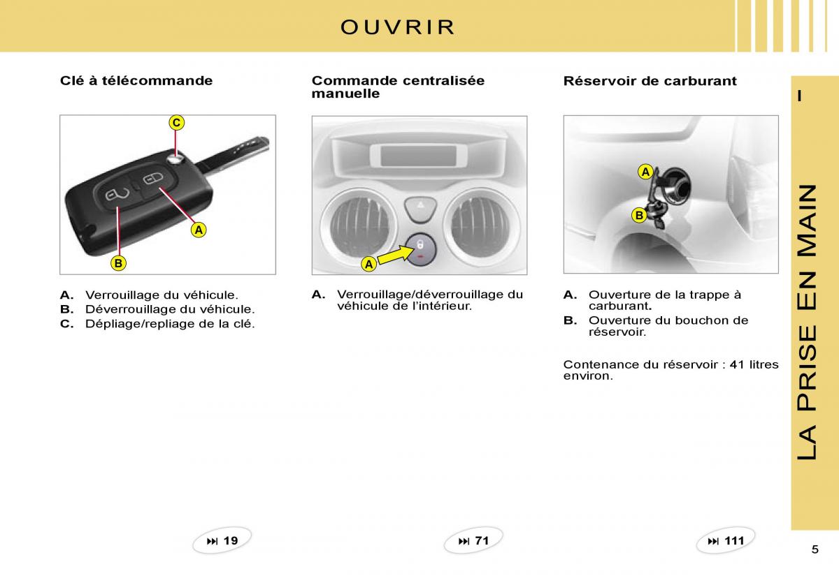 Citroen C2 manuel du proprietaire / page 7