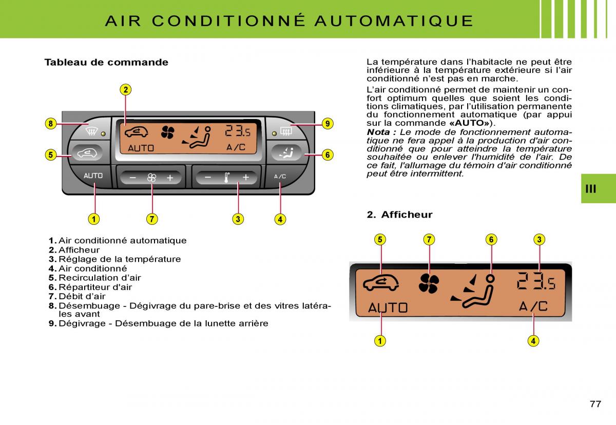 Citroen C2 manuel du proprietaire / page 79