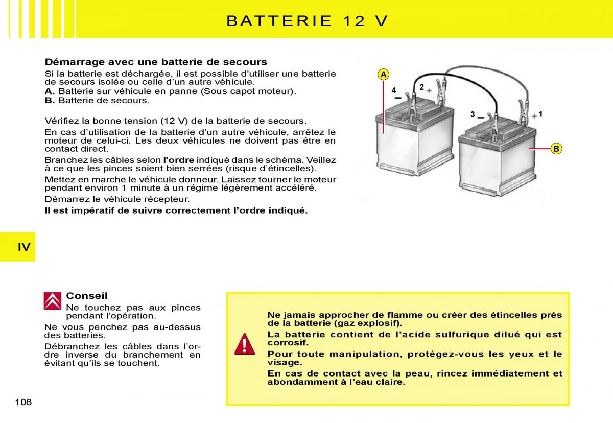 Citroen C2 manuel du proprietaire / page 108