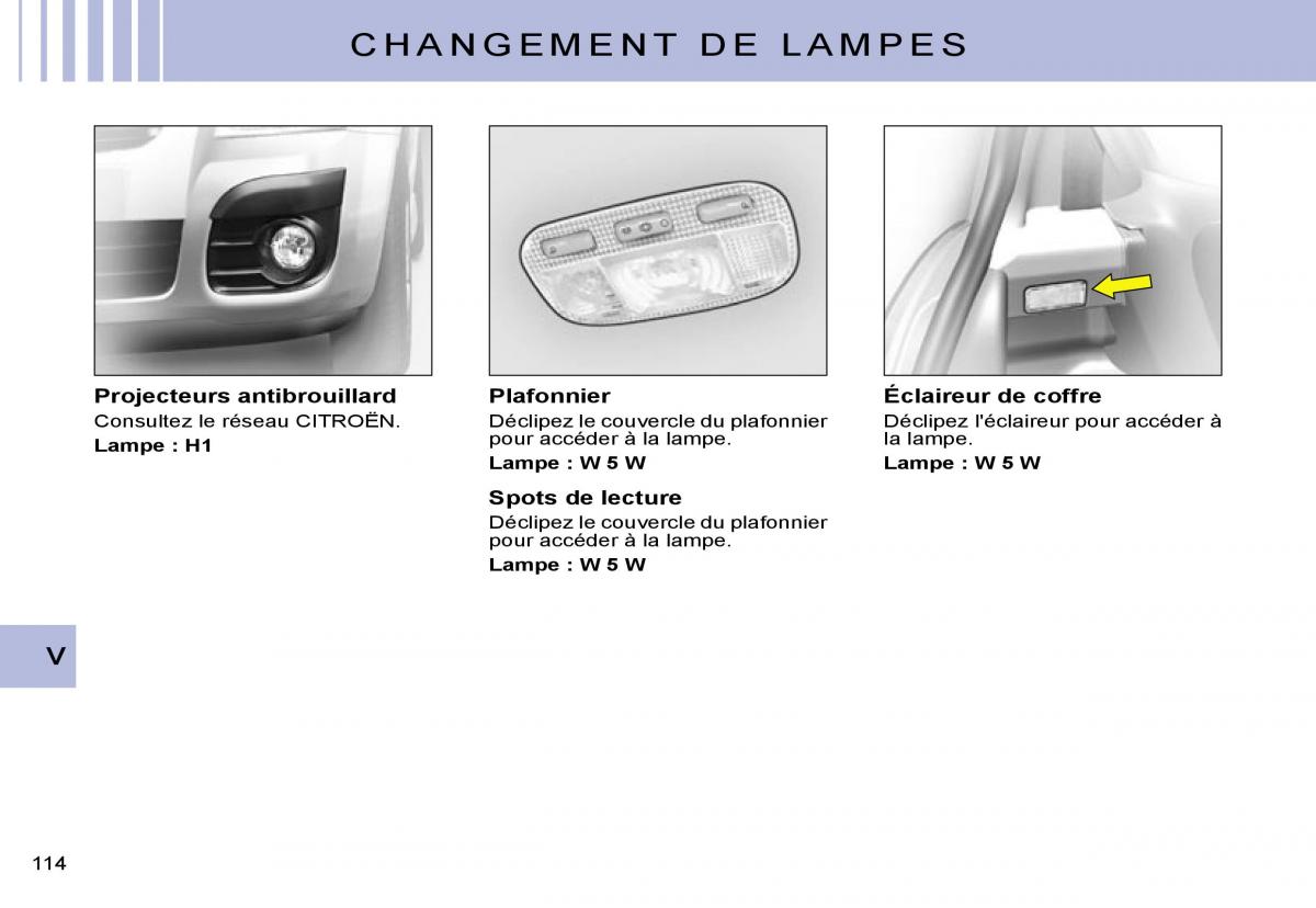 Citroen C2 manuel du proprietaire / page 116