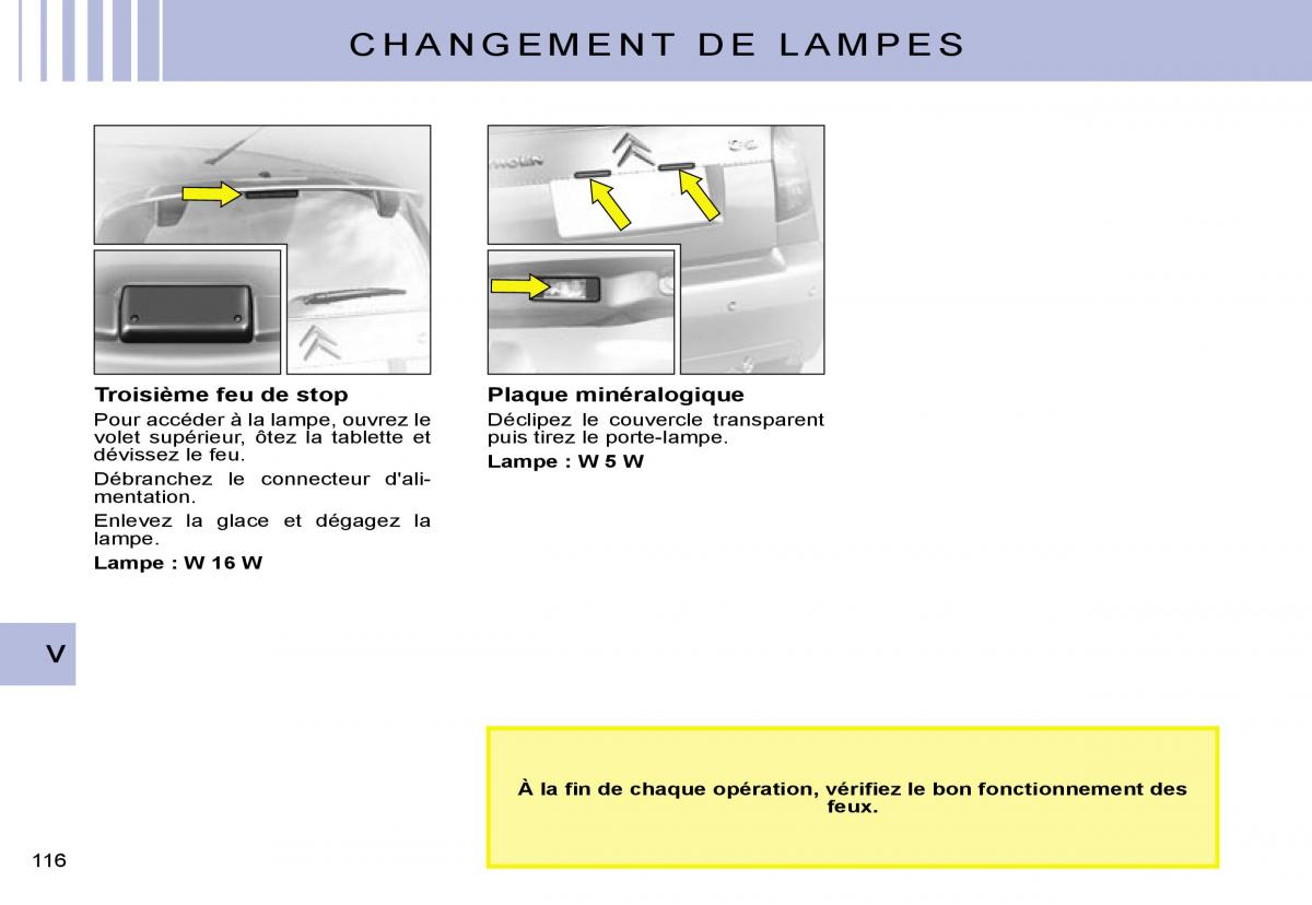 Citroen C2 manuel du proprietaire / page 118