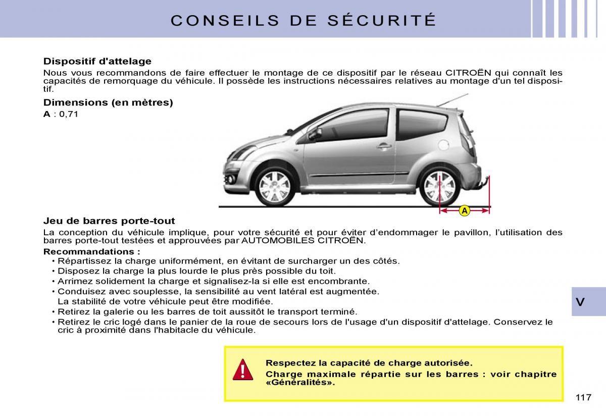 Citroen C2 manuel du proprietaire / page 119