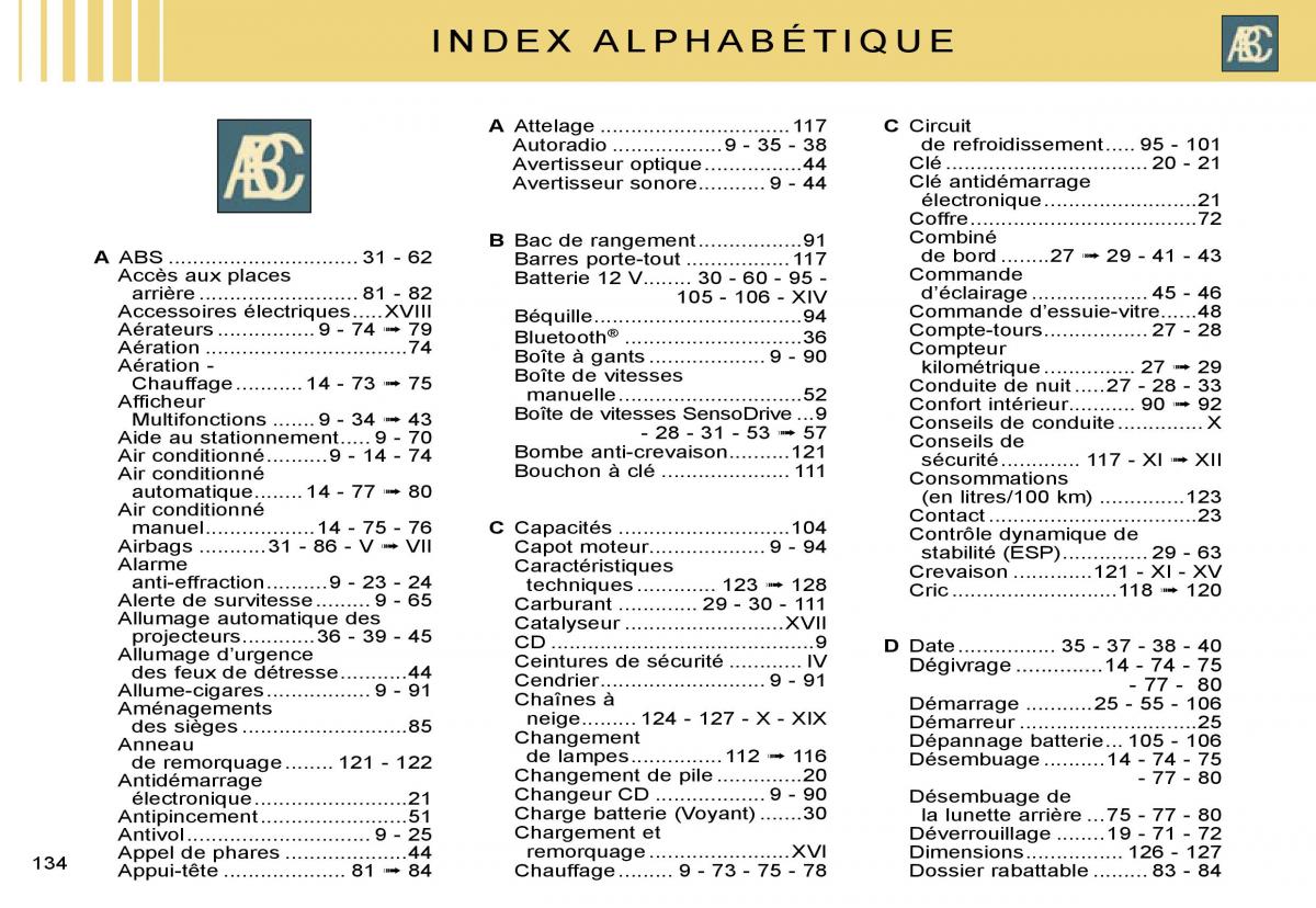 Citroen C2 manuel du proprietaire / page 136