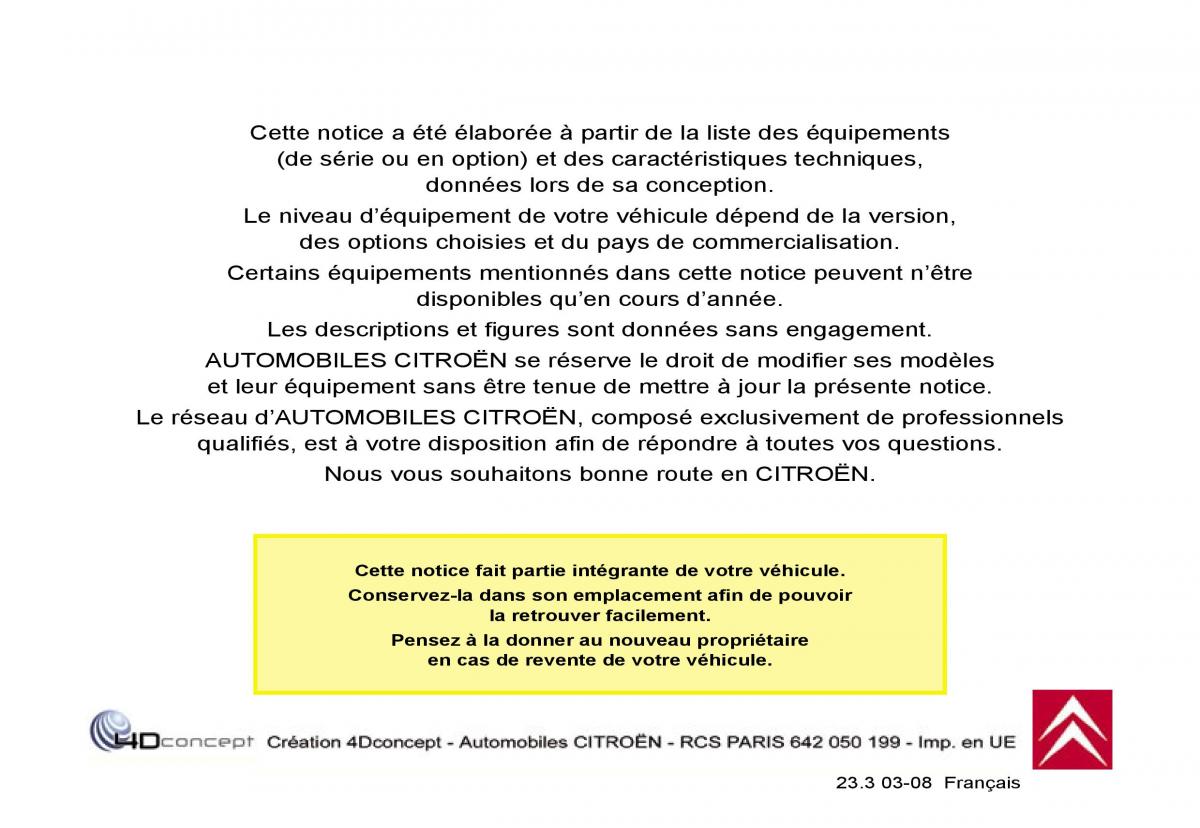 Citroen C2 manuel du proprietaire / page 139