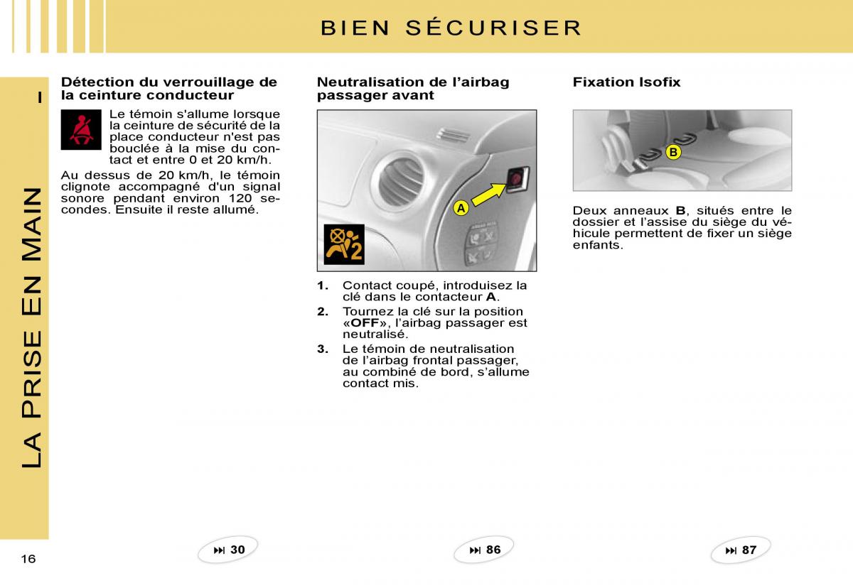 Citroen C2 manuel du proprietaire / page 18