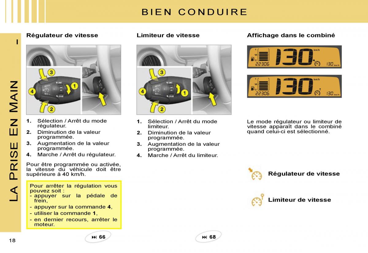 Citroen C2 manuel du proprietaire / page 20