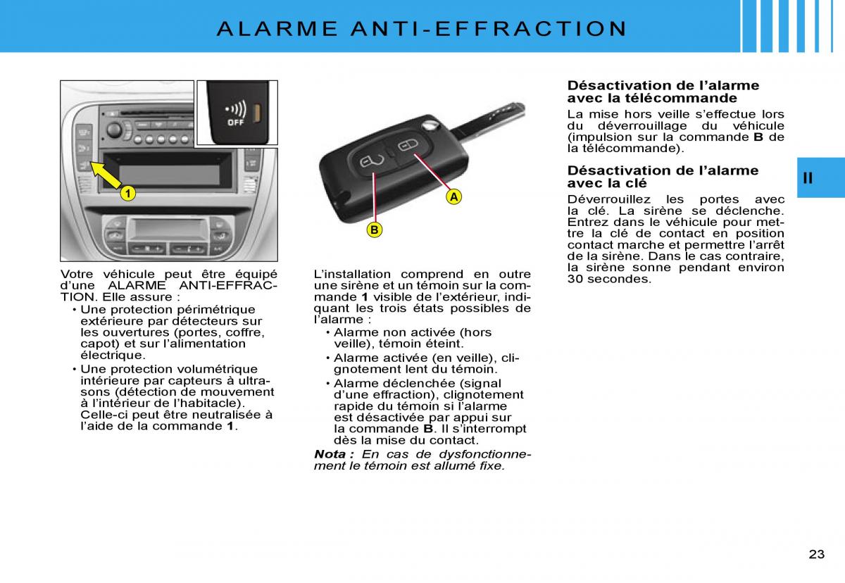 Citroen C2 manuel du proprietaire / page 25