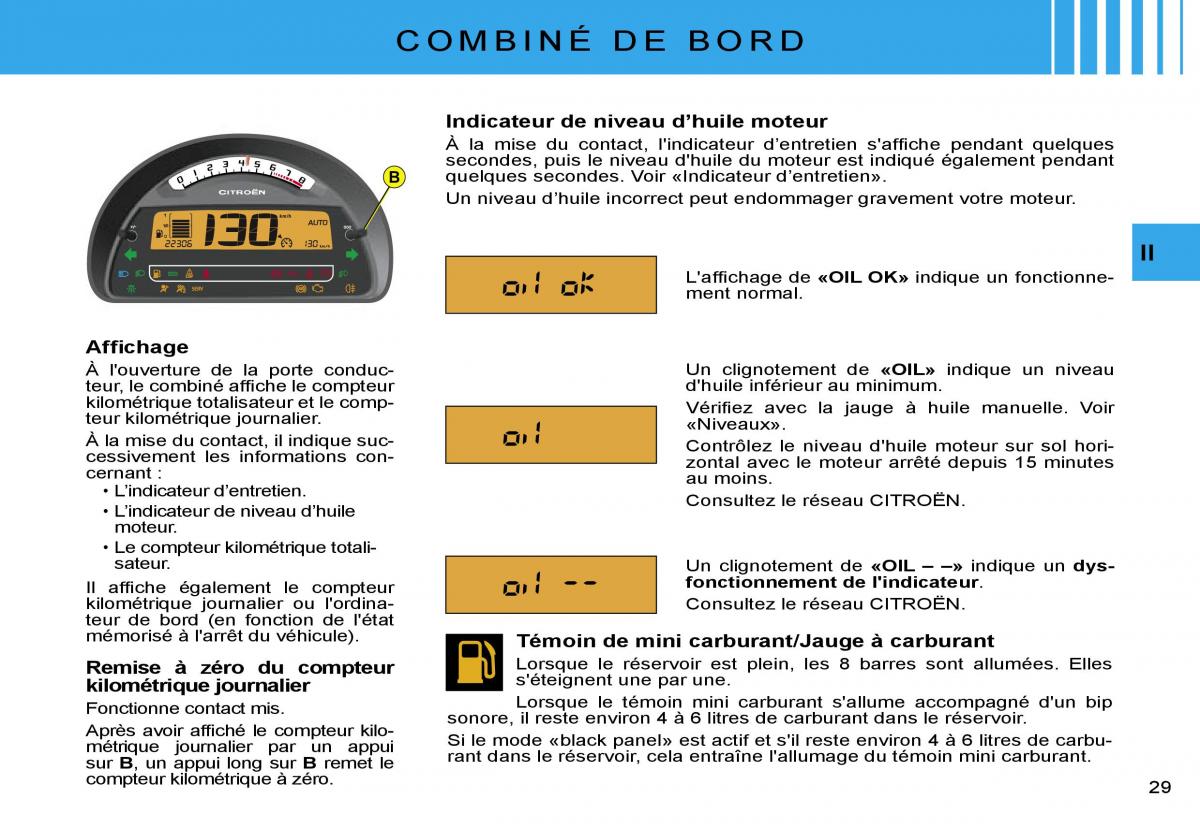 Citroen C2 manuel du proprietaire / page 31