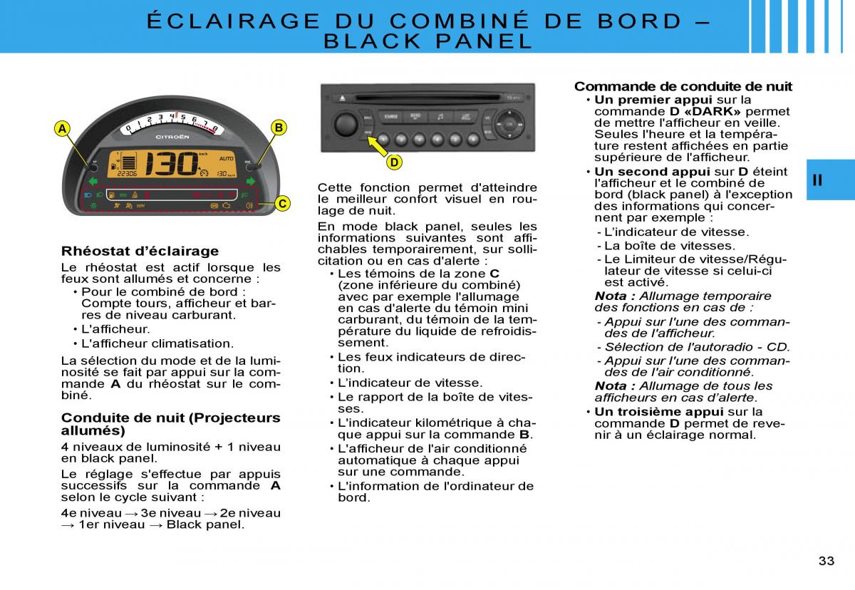 Citroen C2 manuel du proprietaire / page 35