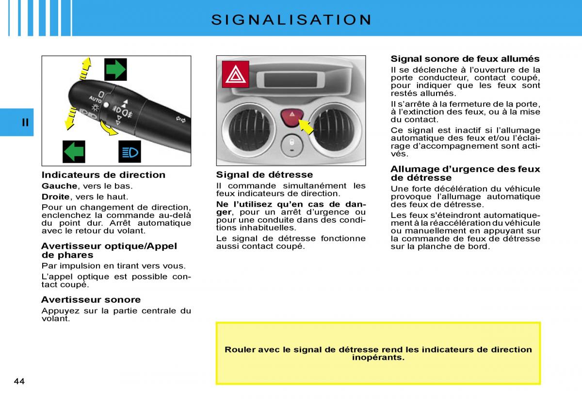 Citroen C2 manuel du proprietaire / page 46