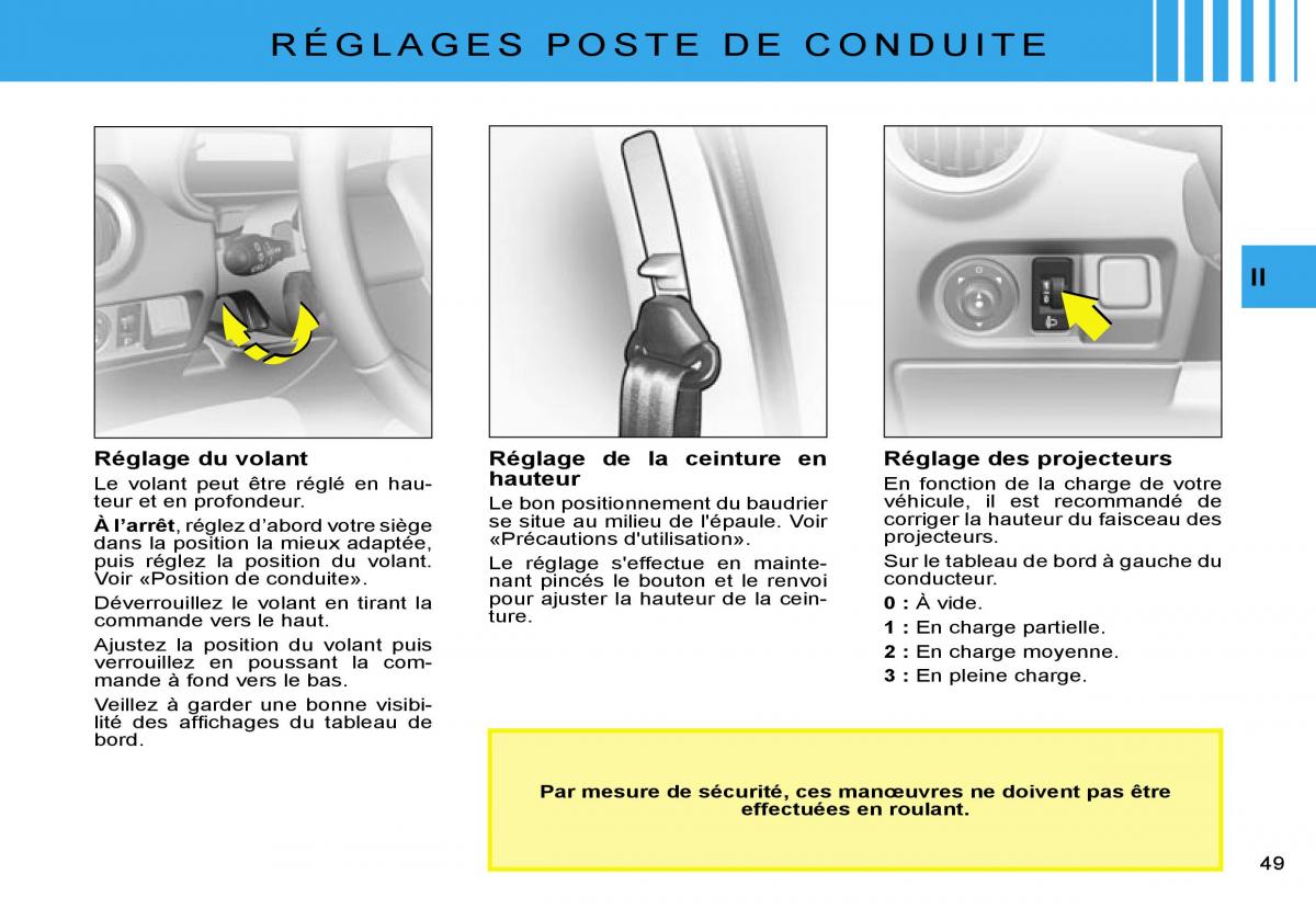 Citroen C2 manuel du proprietaire / page 51